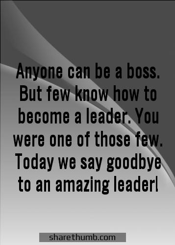 goodbye quotes for boss leaving